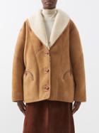 Blaz Milano - Tatoosh Shearling Coat - Womens - Tan