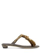 Sanayi 313 Bracciale Tassel Faille Sandals