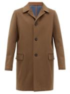 Matchesfashion.com Altea - Single Breasted Wool Coat - Mens - Brown