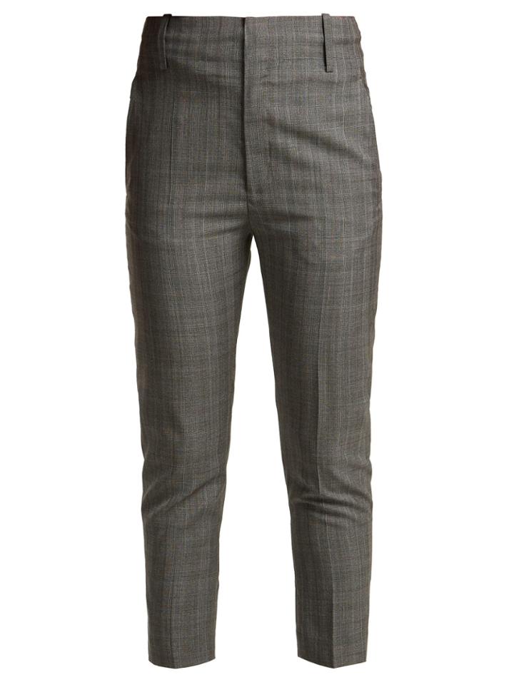 Isabel Marant Étoile Noah Cropped Wool Trousers