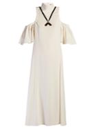 Ellery Deity Cut-out Shoulder Dress