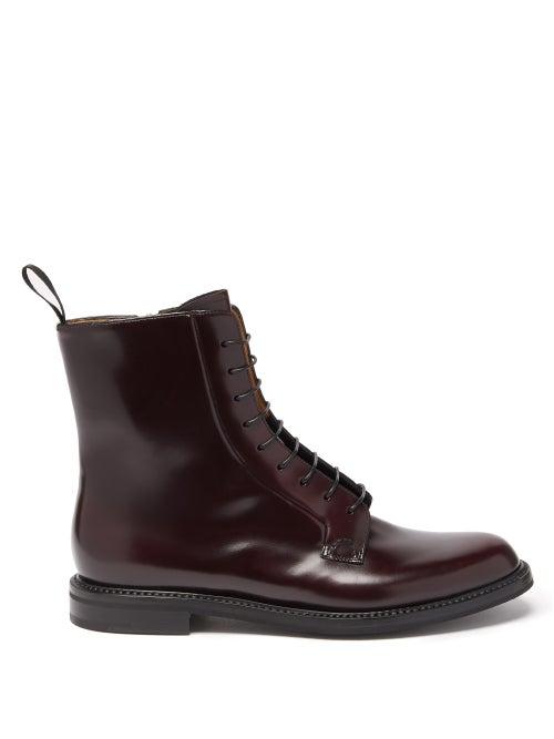 Church's - Alexandra Leather Boots - Womens - Burgundy