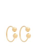 Jw Anderson Sphere-end Hoop Earrings