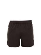 Matchesfashion.com Blackbarrett By Neil Barrett - Reflective Trim Performance Shorts - Mens - Black Multi