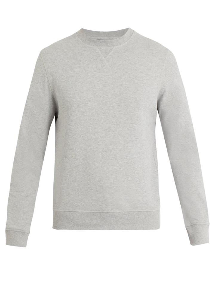 Frescobol Carioca Active Crew-neck Cotton Blend Sweatshirt