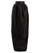 Matchesfashion.com The Row - Ranel Silk Mikado Maxi Skirt - Womens - Black