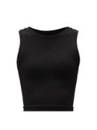 Matchesfashion.com Prism - Luminous Ribbed Stretch-jersey Tank Top - Womens - Black