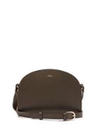 Matchesfashion.com A.p.c. - Half Moon Leather Cross Body Bag - Womens - Dark Green