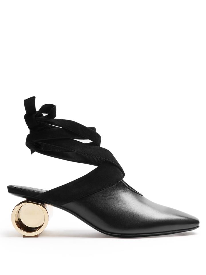 J.w.anderson Cylinder-heel Leather Mules