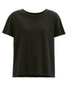 Matchesfashion.com Nili Lotan - Brady Distressed Cotton-jersey T-shirt - Womens - Black