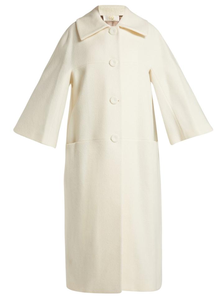 Sara Battaglia Wool-blend Coat