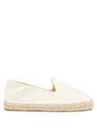 Mens Shoes Maneb - La Havana Organic-linen Canvas Espadrilles - Mens - White