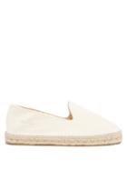 Mens Shoes Maneb - La Havana Organic-linen Canvas Espadrilles - Mens - White