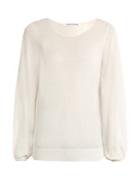 Elizabeth And James Georgia Cotton And Cashmere-blend Sweater