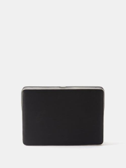 Hunting Season - Satin Box Clutch - Womens - Black