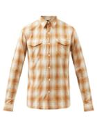 Rrl - Plaid Cotton-twill Shirt - Mens - Beige Multi