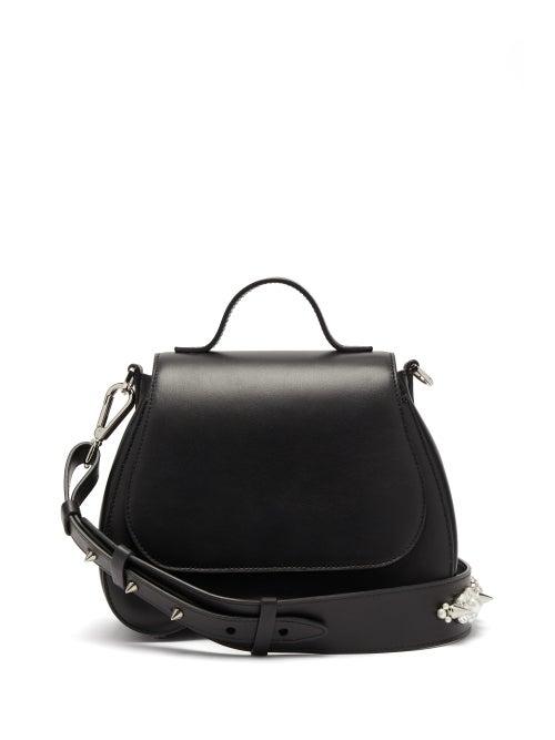 Matchesfashion.com Simone Rocha - Studded Leather Cross-body Bag - Womens - Black