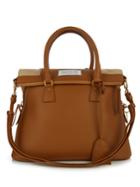 Maison Margiela 5ac Medium Grained-leather Tote