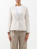 Cefinn - Leo Single-breasted Corduroy Blazer - Womens - Beige