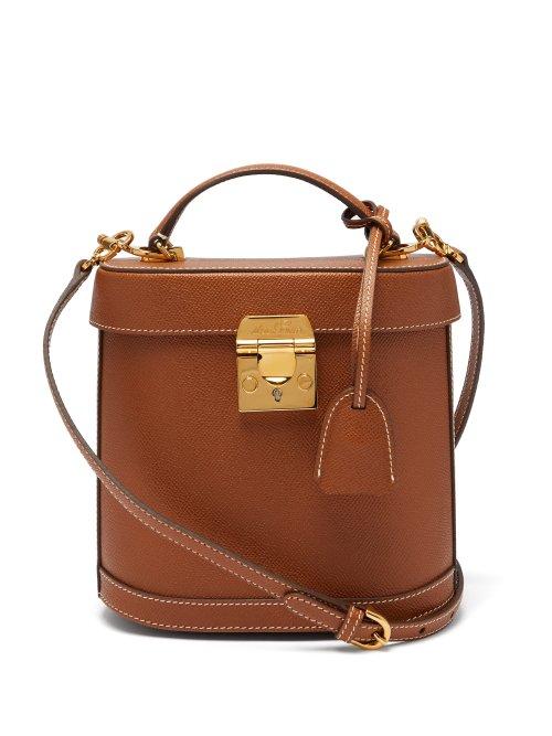 Matchesfashion.com Mark Cross - Benchley Grained Leather Shoulder Bag - Womens - Tan