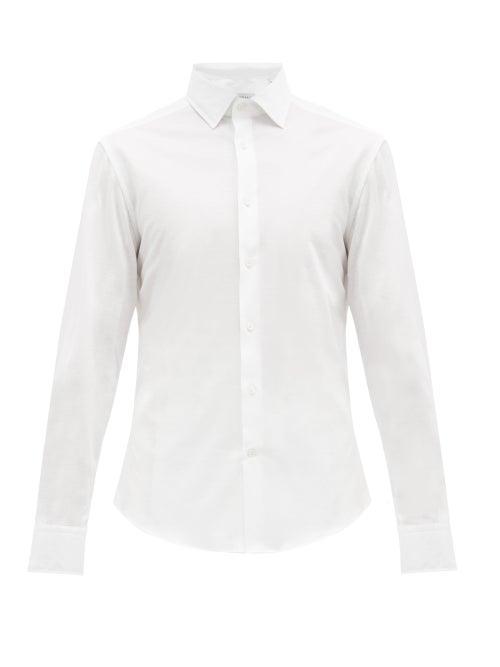 Matchesfashion.com Odyssee - Julien Cotton Piqu Shirt - Mens - White