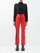 Goldbergh - High End Softshell Ski Trousers - Womens - Red Black