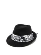 Matchesfashion.com Maison Michel - Camila Scarf Trim Felt Hat - Womens - Black