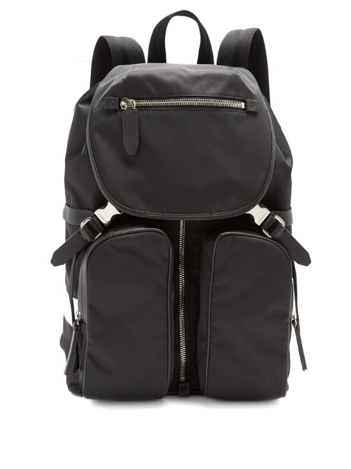 Neil Barrett Cargo-pocket Nylon Backpack