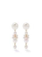 Sophie Bille Brahe - Petit Tulipe Pearl & 14kt Gold Drop Earrings - Womens - Pearl
