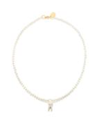 Simone Rocha - Baby Tooth Faux-pearl And Porcelain Necklace - Womens - Pearl