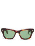 Matchesfashion.com Jacques Marie Mage - Dealan Square Tortoiseshell-acetate Sunglasses - Womens - Tortoiseshell