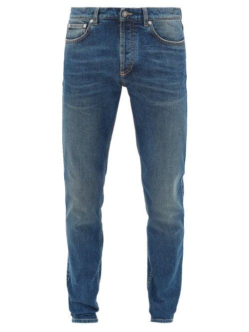 Matchesfashion.com Givenchy - Logo-patch Slim-leg Jeans - Mens - Indigo