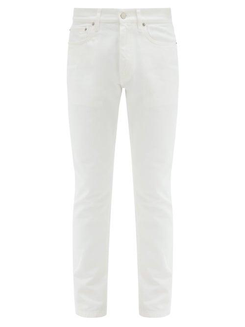 Matchesfashion.com Dunhill - Mid Rise Straight Leg Jeans - Mens - White