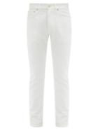 Matchesfashion.com Dunhill - Mid Rise Straight Leg Jeans - Mens - White