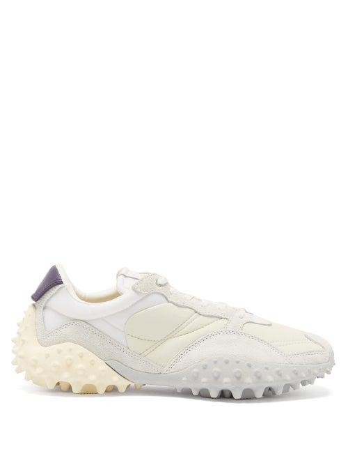 Matchesfashion.com Eytys - Fugu Spiked-sole Leather Trainers - Mens - White