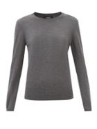 A.p.c. - Savannah Merino-wool Sweater - Womens - Dark Grey