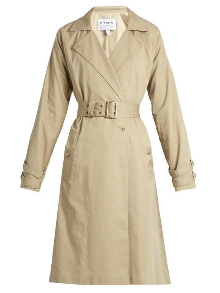 Frame Classic Cotton Trench Coat