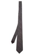 Bottega Veneta Intrecciato-print Silk-blend Tie