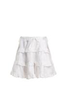 Innika Choo Frilled Linen Skirt