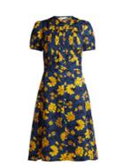 Altuzarra Madelena Floral-print Silk-jacquard Midi Dress