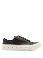 Alexander Mcqueen Stud-embellished Low-top Leather Trainers