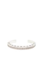 Matchesfashion.com Saint Laurent - Marrakech-textured Cuff - Mens - Silver