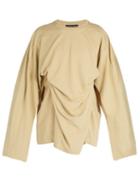 Matchesfashion.com Y/project - Double Layer Cotton Blend Piqu Top - Mens - Beige