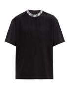 Matchesfashion.com Acne Studios - Face-logo Crew-neck T-shirt - Mens - Black