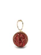 Matchesfashion.com Rosantica - Alice Crystal And Satin Clutch Bag - Womens - Red Multi