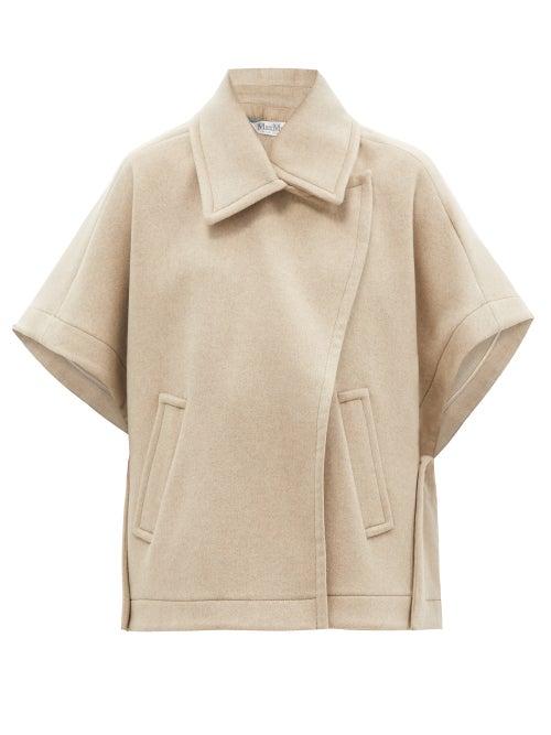 Ladies Accessories Max Mara - Ala Cape - Womens - Beige