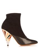 Givenchy Cone-heel Suede Ankle Boots