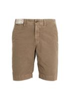 Matchesfashion.com Incotex - Mid Rise Regular Fit Chino Shorts - Mens - Brown