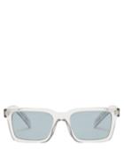 Prada Eyewear - Square Acetate Sunglasses - Mens - Crystal