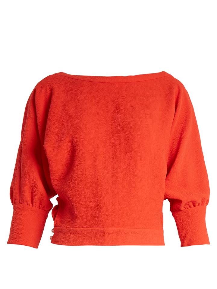 Rachel Comey Tempe Deep V-back Long-sleeved Top